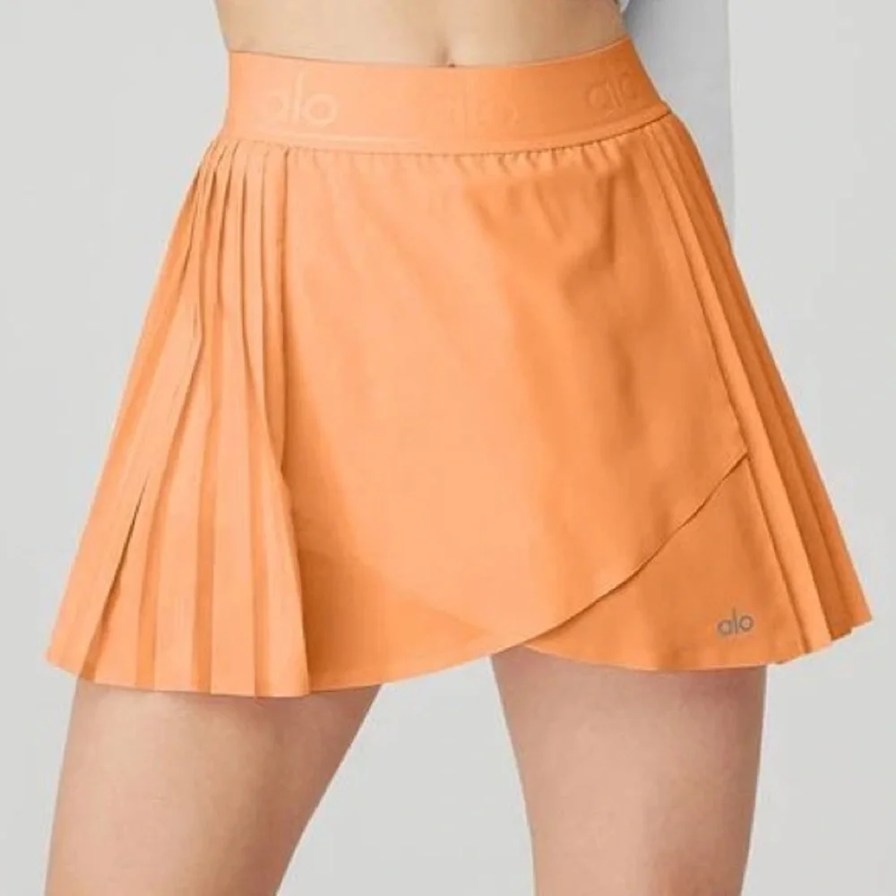 Alo Yoga Aces Tennis Skirt Cantaloupe S